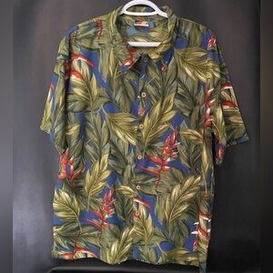 Davidson of Bermuda men’s tropical Hawaiian shirt size M.